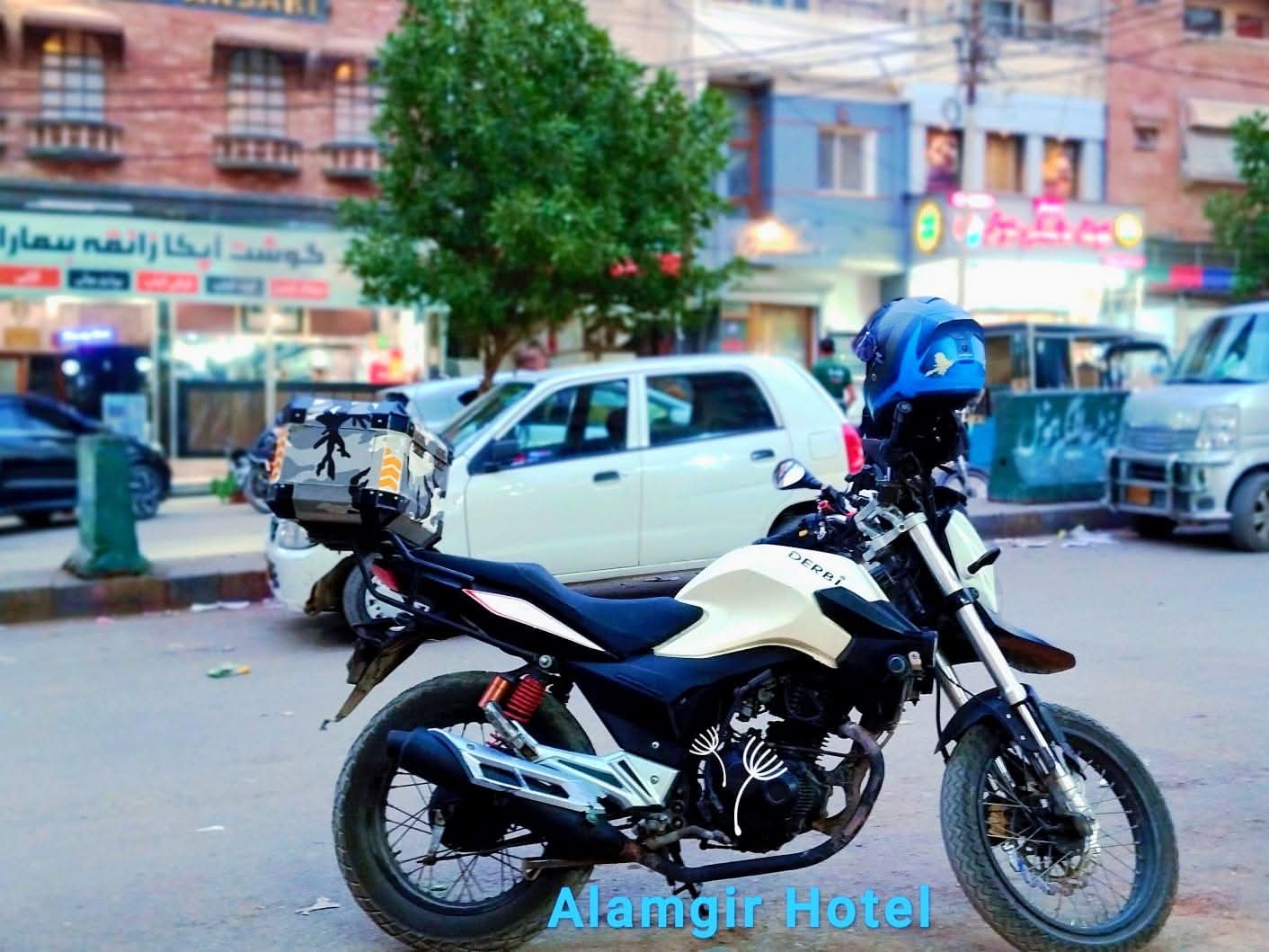 City riding with Derbi ETX 150