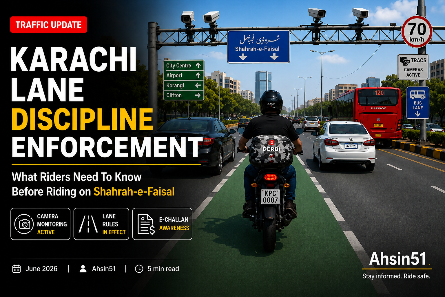 Karachi Lane Discipline Enforcement